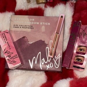 Mally XO Beauty Bundle - Evercolor Split Shadow Sticks, Mascara & Face Stick
